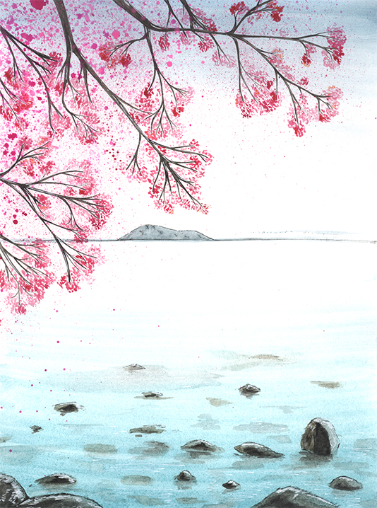 Frühlingserwachen am Meer